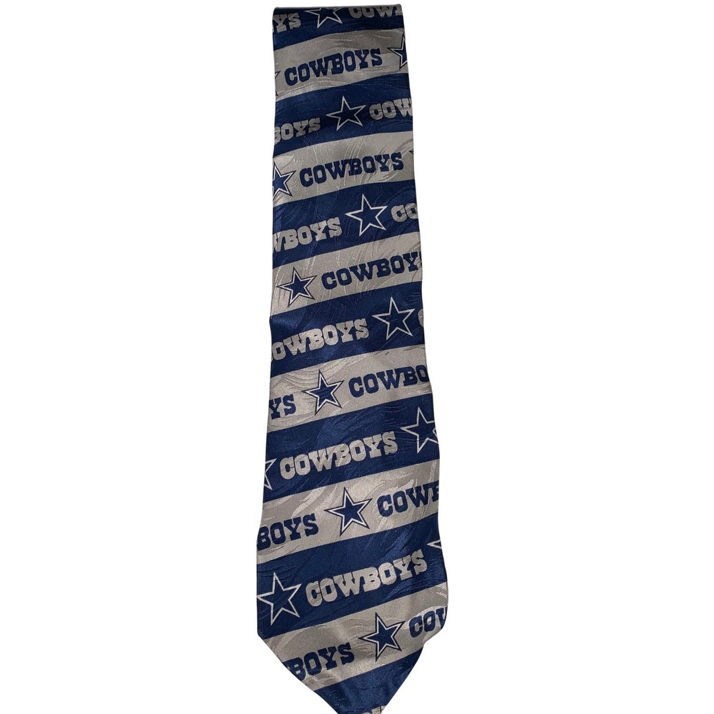 Vtg Dallas‎ Cowboys Tie Ralph Marlin 1995 NFL Football Men's Necktie